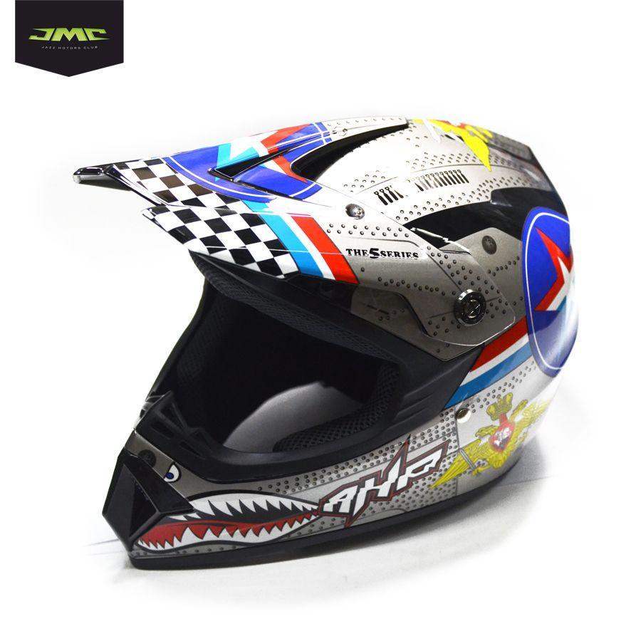 Шлем кроссовый AVANTIS Teane Russia White