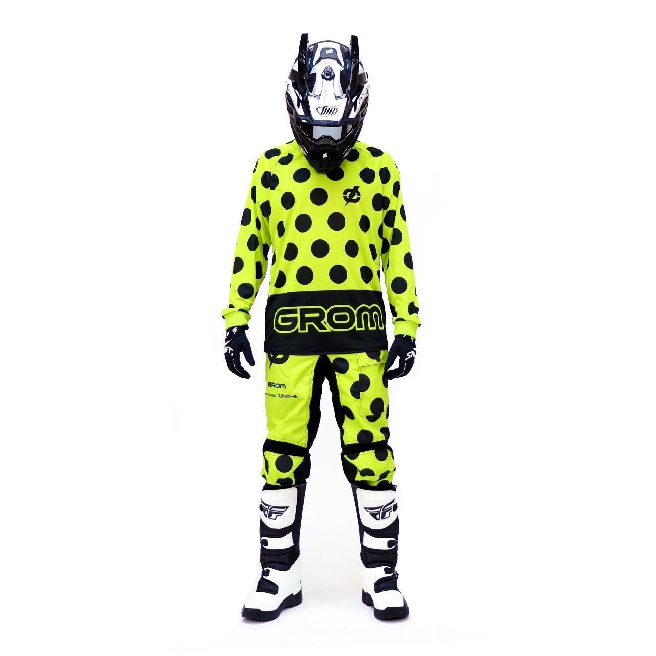 Штаны кросс GROM Точка салатовый