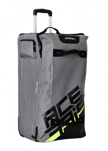 Сумка дорожная на колёсах Acerbis VOYAGER Black/Yellow 105 л