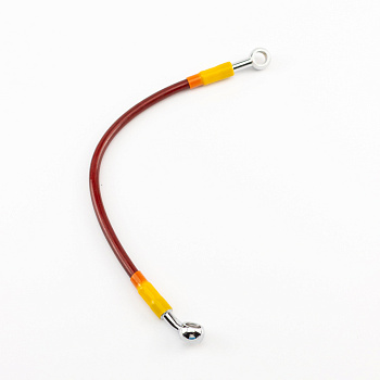 Шланг гидравлический тормозной (армированный) L=300 d=10мм красный